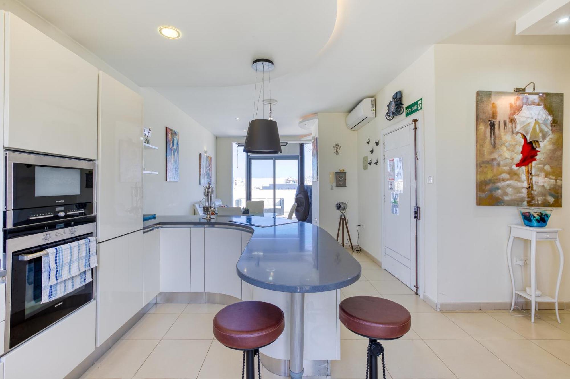 Sb17 - 2 Bed Penthouse Panorama In Qawra Apartment