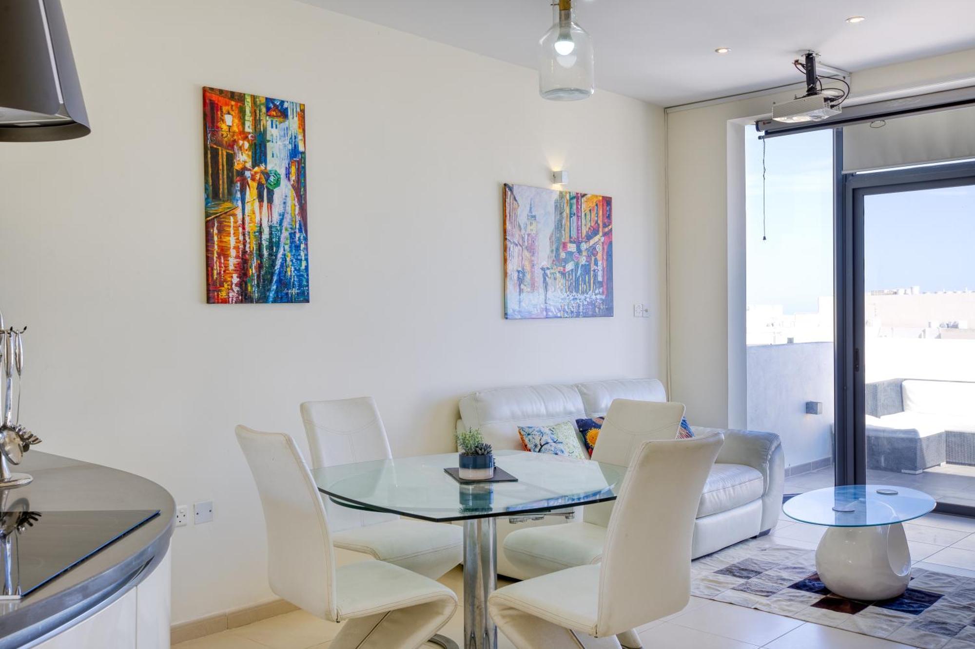 Sb17 - 2 Bed Penthouse Panorama In Qawra St. Paul's Bay