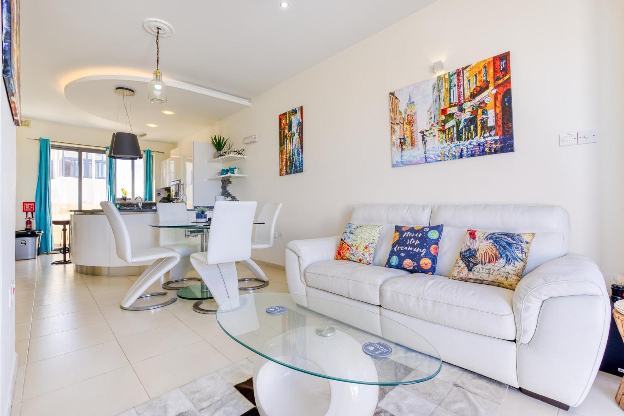 Sb17 - 2 Bed Penthouse Panorama In Qawra Apartment
